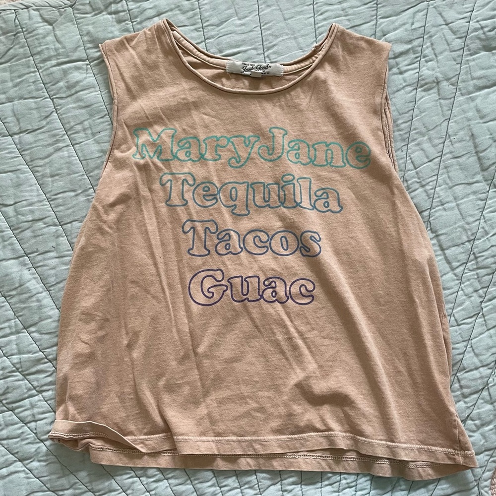 Junk Food Sleevless Top Muscle Tee
